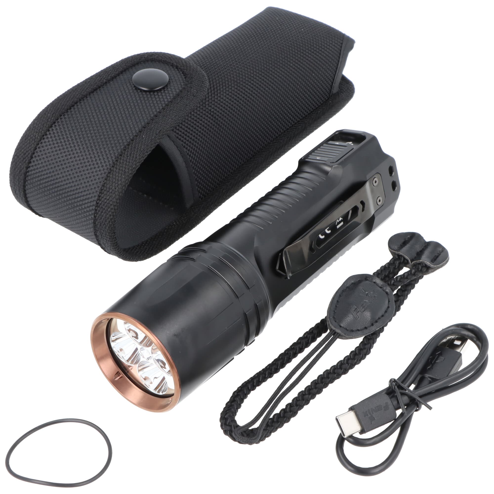 Lampe de poche LED Fenix TK35R, lampe de poche tactique multi-mode, 5800 lumens, incluant 2 batteries ARB-L18-4000
