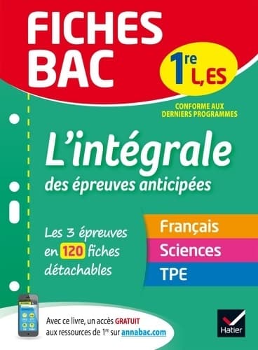 L'intégrale des épreuves anticipées 1ère ES / L - Isabelle Bednarek-Maitrepierre