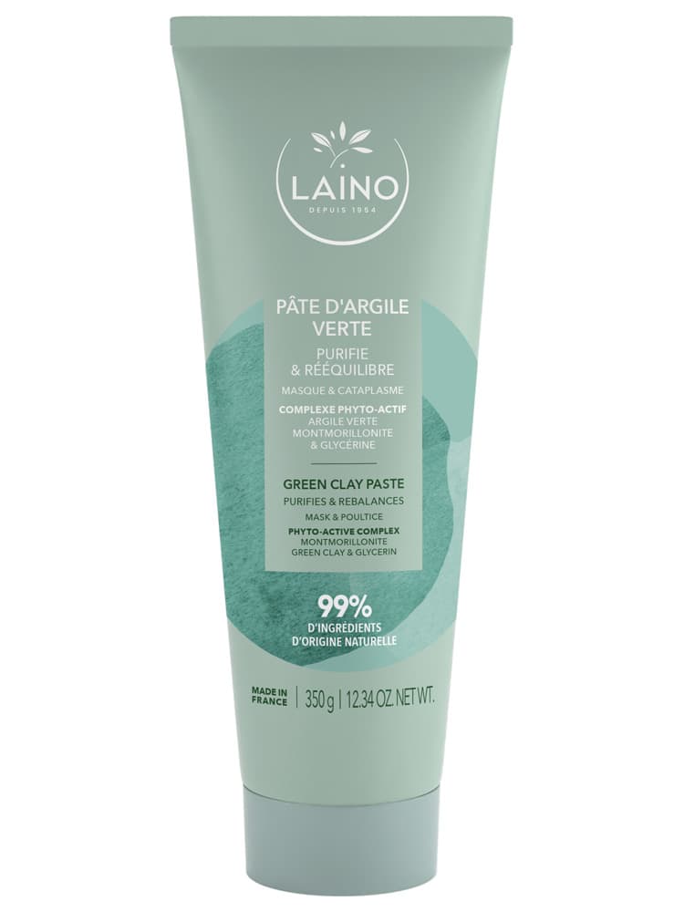 Laino Pâte Argile Verte Prête à l'Emploi 350 g